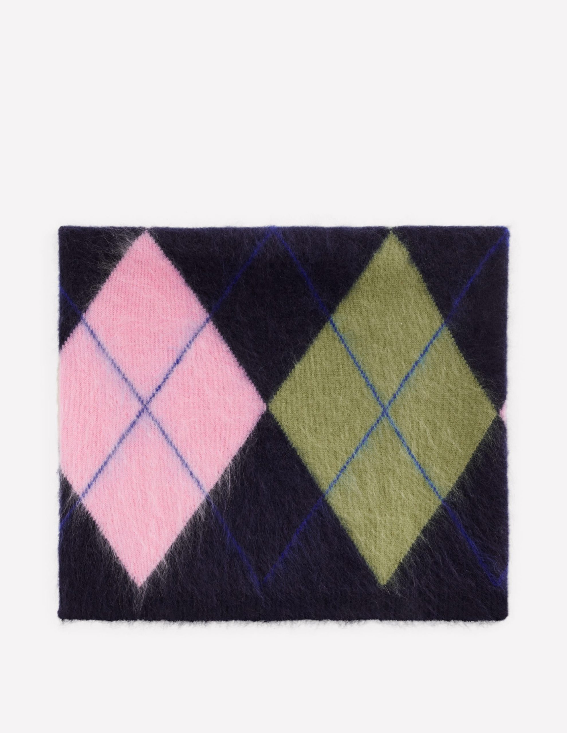 Brushed Cashmere Snood-Multi Argyle - Image 2