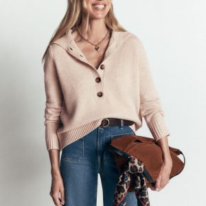 Marta Merino Wool Sailor Top-Barley