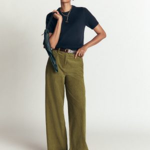 Belgravia Chunky Cord Pants-Cardamon Seed