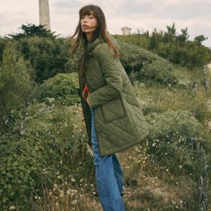 Quilted 4-in-1 Parka-Woodland Green